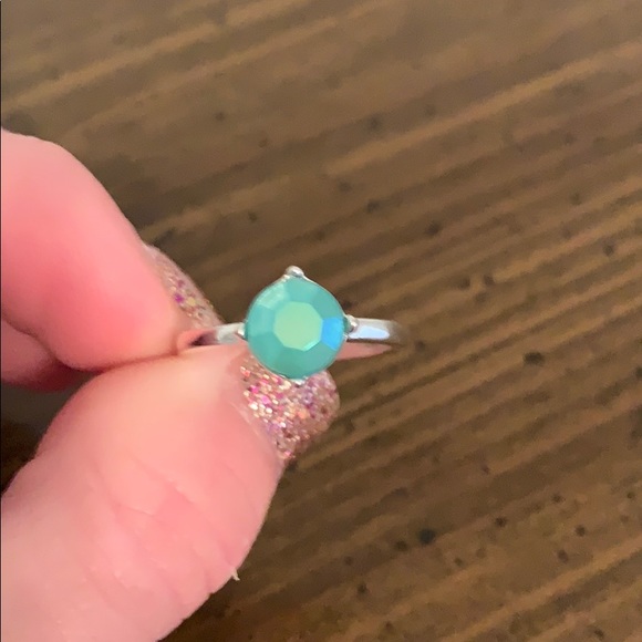 💎 Avon Blue/Green Ring Size 7 💎 - Picture 4 of 11